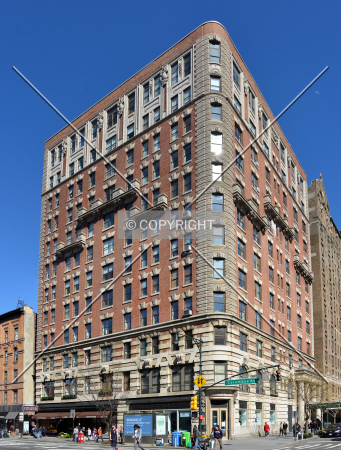 View from the west at 81st Street and Columbus Avenue