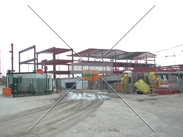 Looking towards the site
