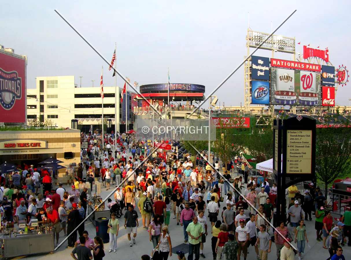Concourse behind left field