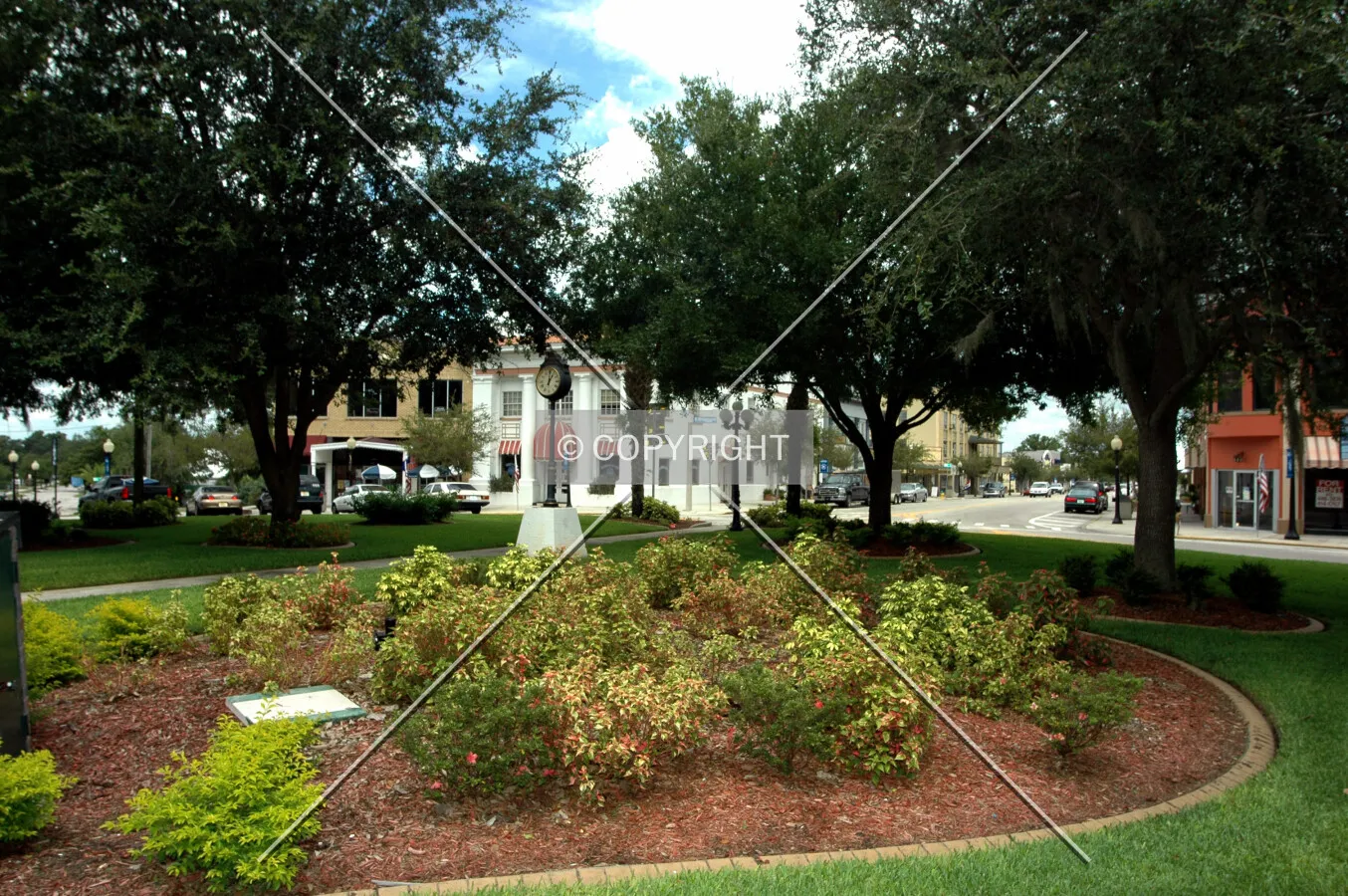 Looking towards the north from Circle Park