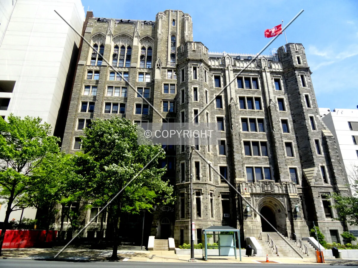 From across North Broad Street to the west