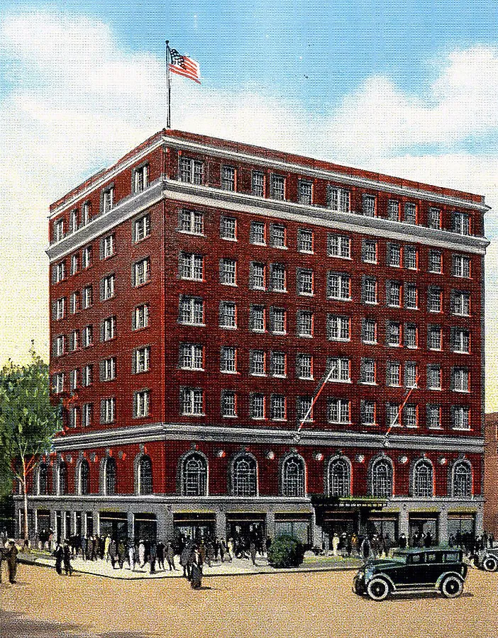 Vintage view from the northwest