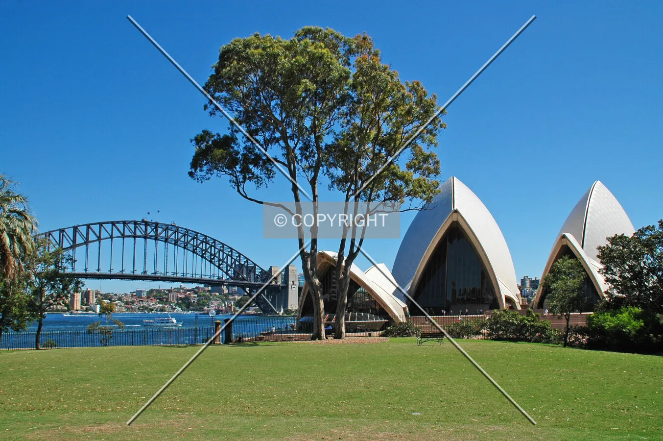 The view from Bennelong Lawn