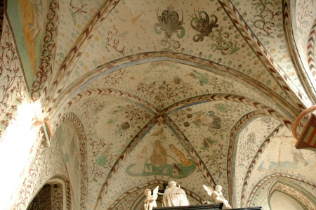 Painted ceiling