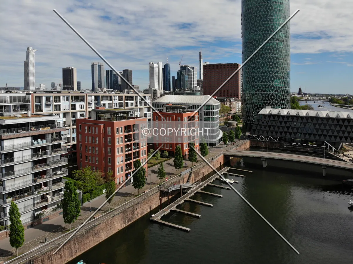 Buildings at Westhafen Frankfurt
