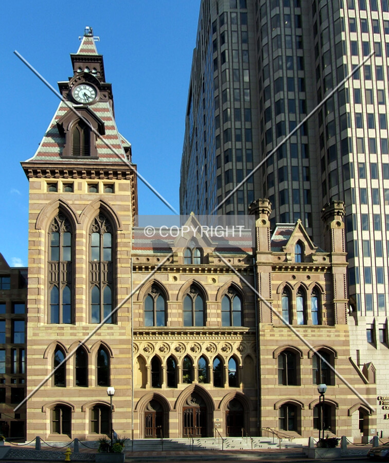 View from the northwest on Church Street