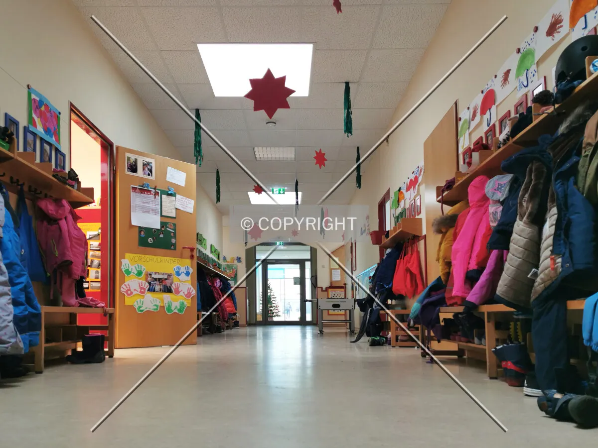 Inside a kindergarten