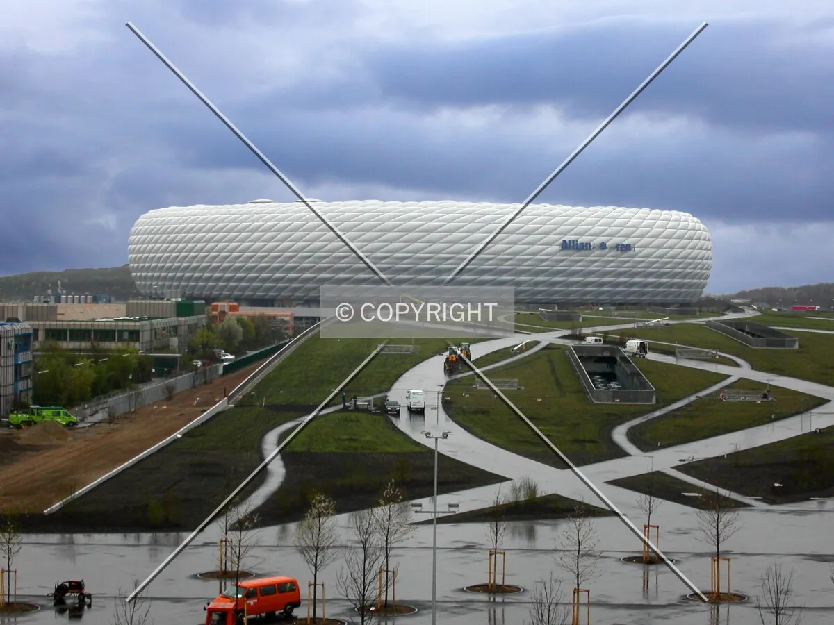 Southern side of the stadium