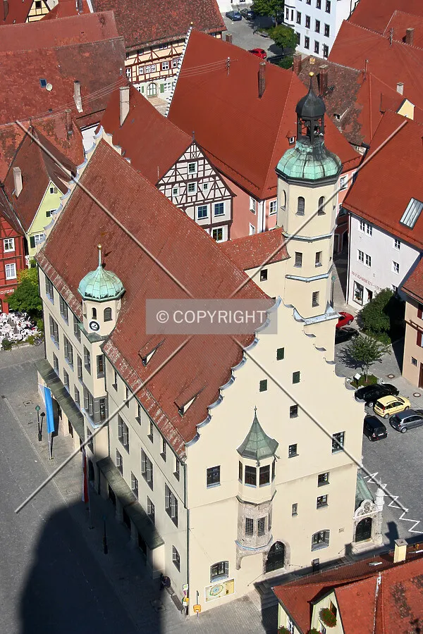 View from the observation deck on the Georgskirche