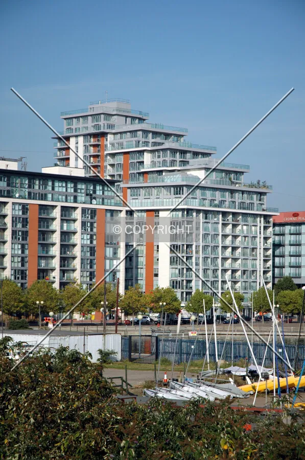 View from Silvertown Way