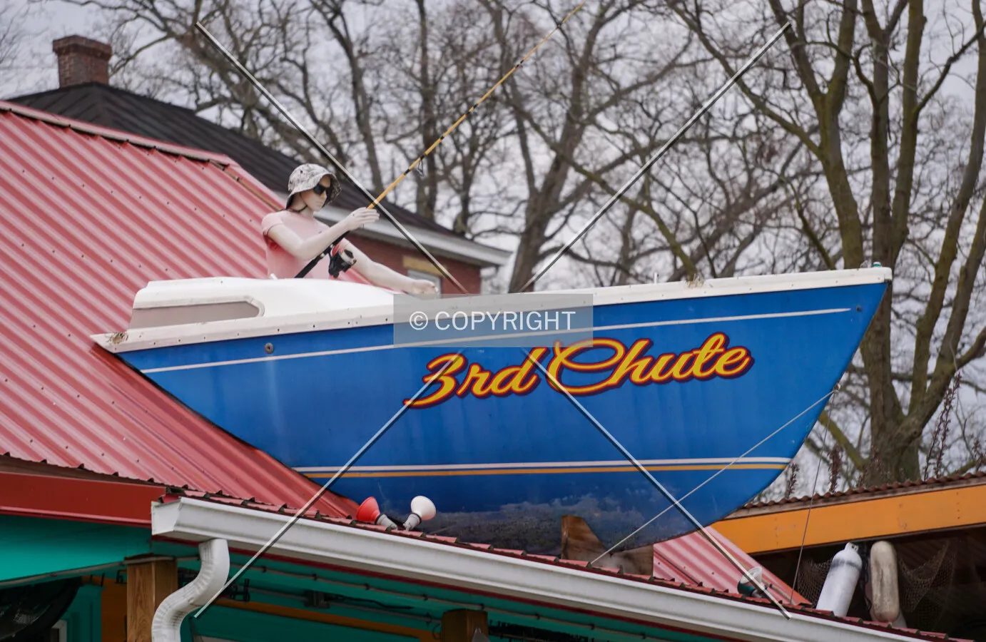 Boat on the roof; April 3, 2020