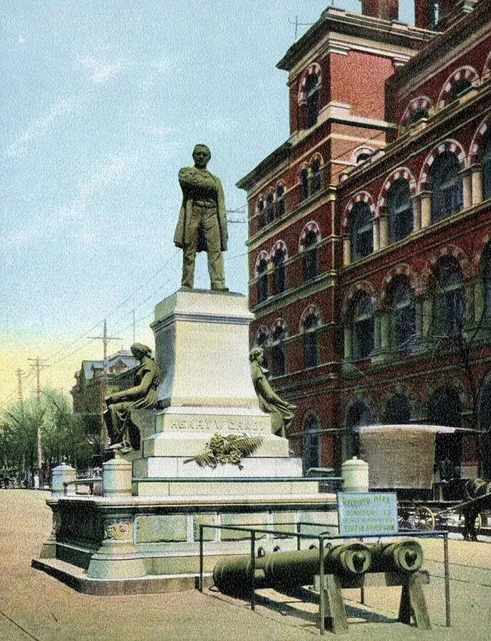 Vintage view from the southeast