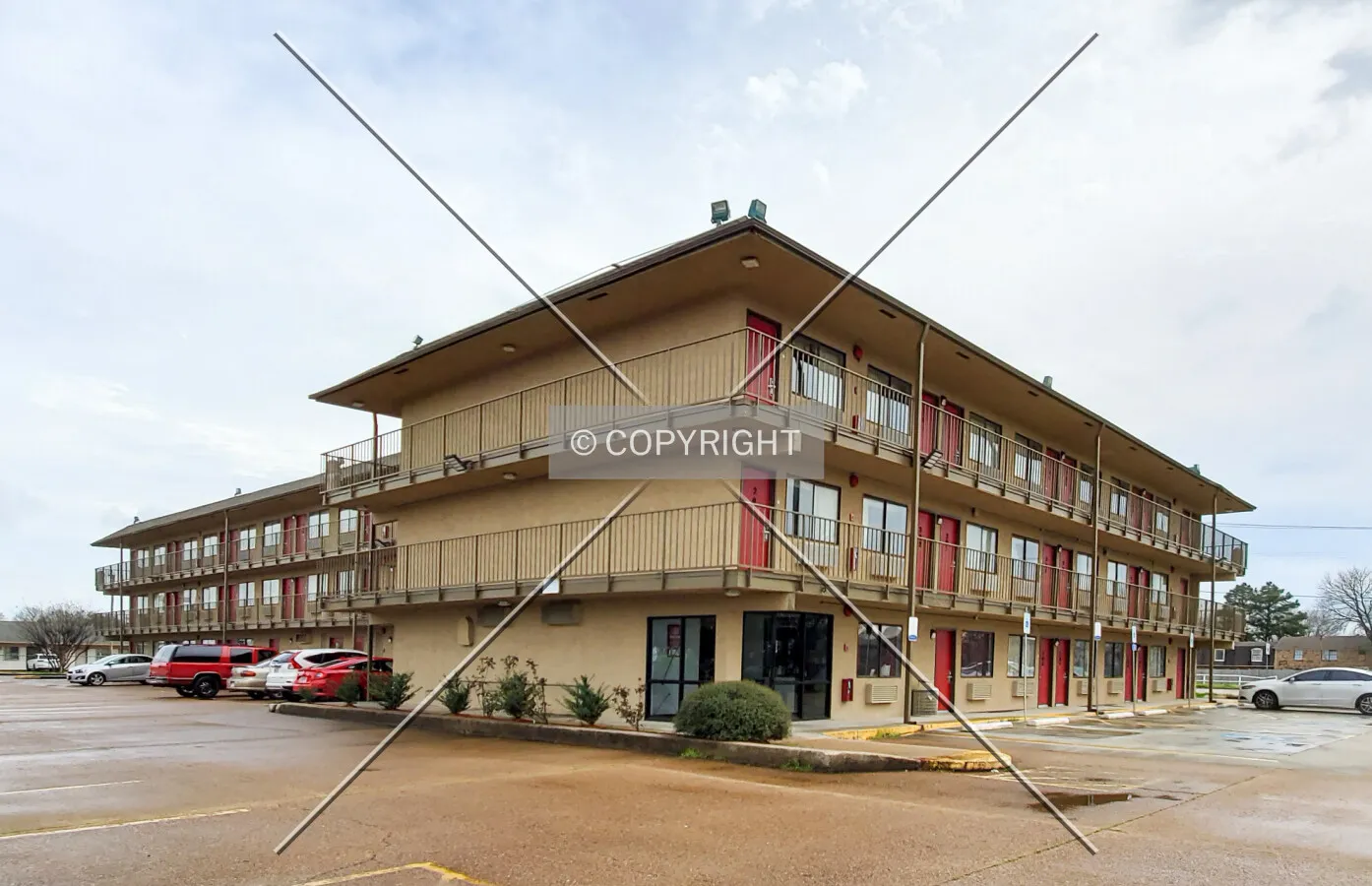 Northwest view; March 18, 2020