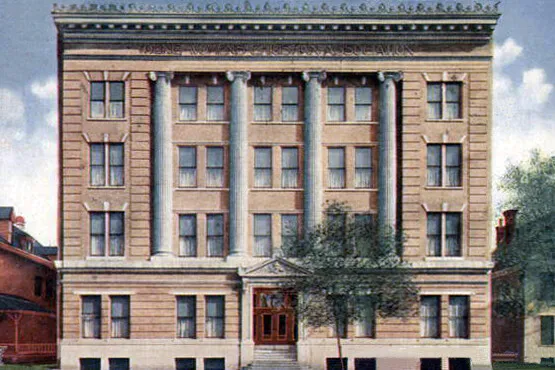 View from the west