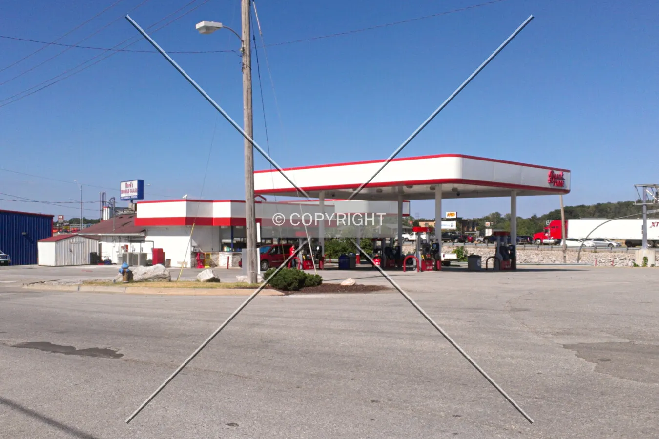 View from the southwest; July 27, 2012