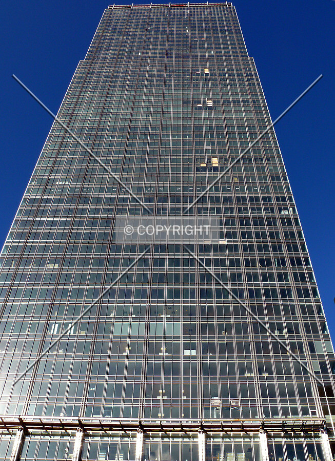View of the south face as seen from the Chicago River
