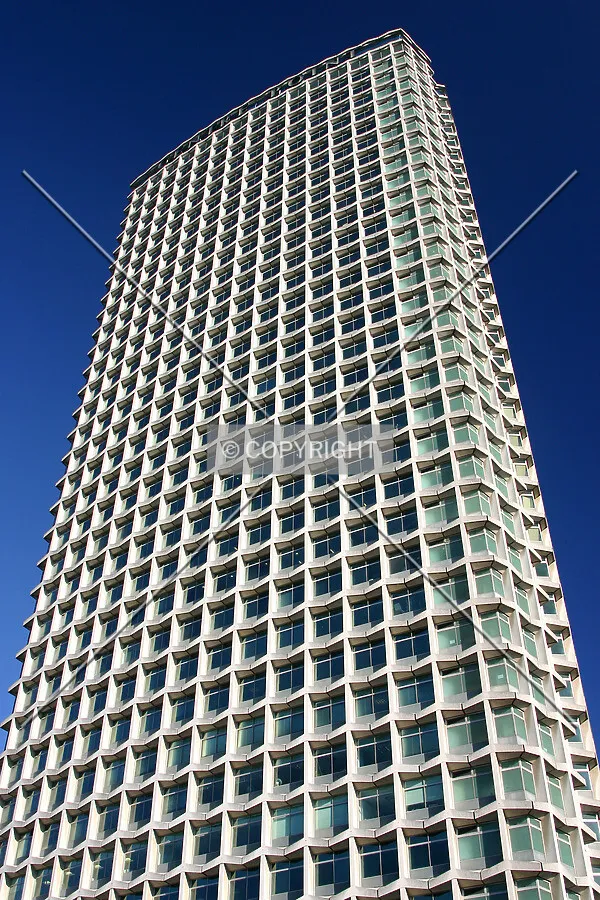 Oblique view looking up the west side from Charing Cross Road