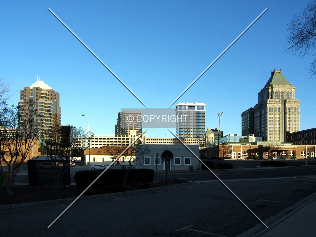 Downtown from the west