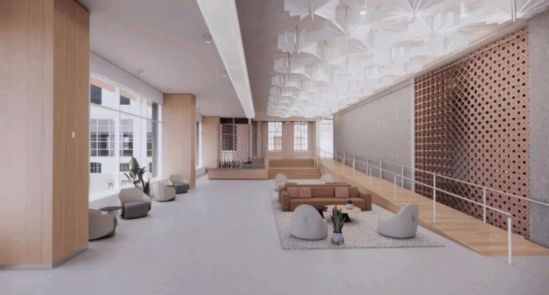 Rendering of proposed renovations