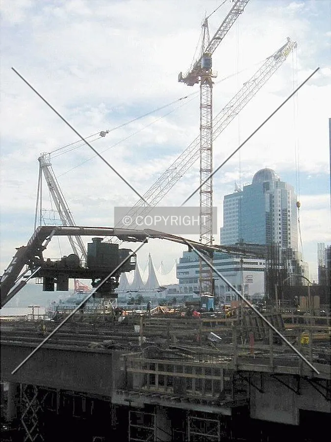 Cranes and cement