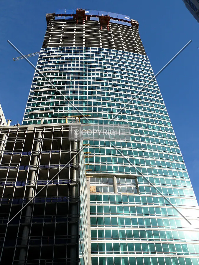 View up the western face