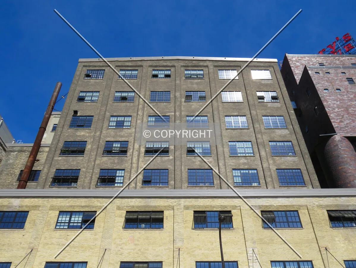 Looking up from Main Street SE