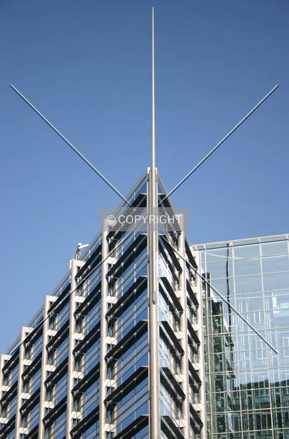 View of the top and spire from Bishopsgate