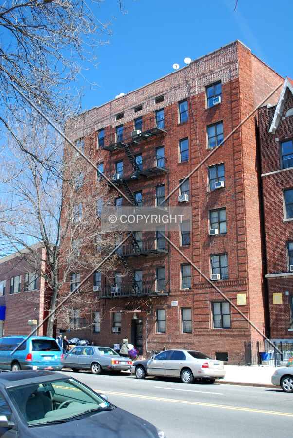 Viewed along Ocean Avenue