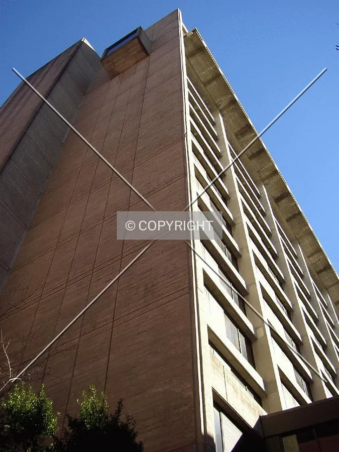 Looking up the northwest corner from University Boulevard