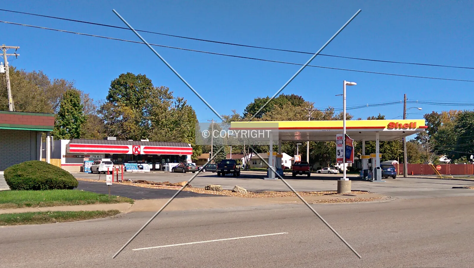 View from the southwest; October 20, 2014