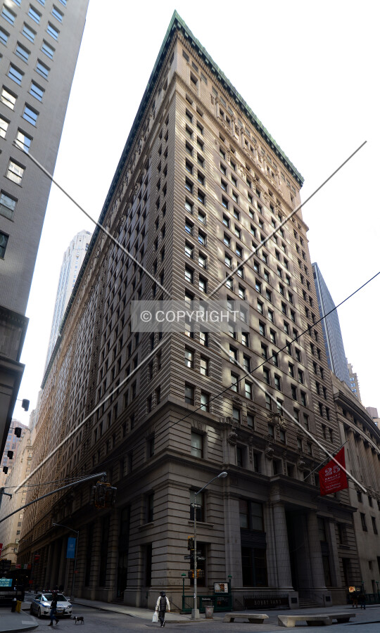 View from the northwest at Exchange and Broad Streets