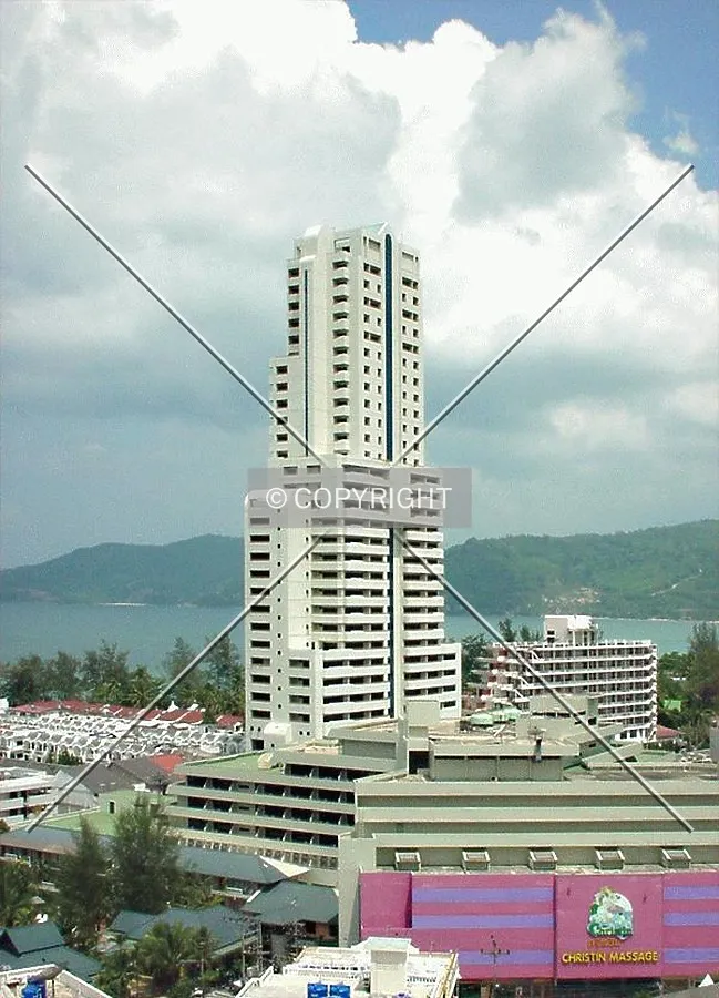 Side view from Montana Grand Phuket hotel