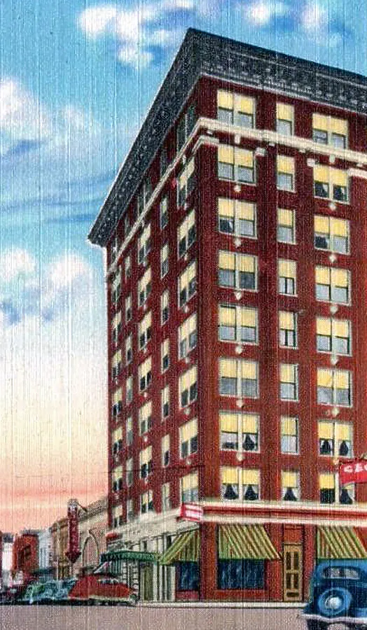 Vintage view from the northwest