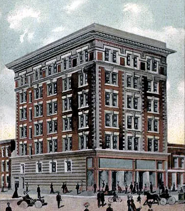 Vintage view from the northwest