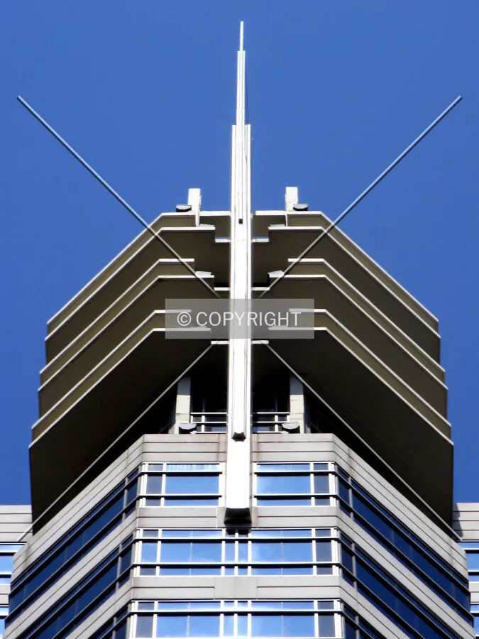 Looking up at top detail