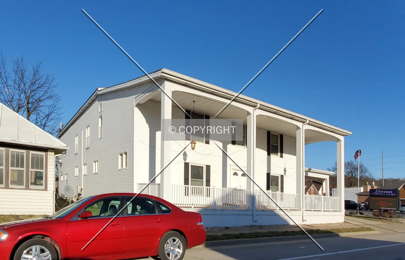 Northwest view; March 5, 2020