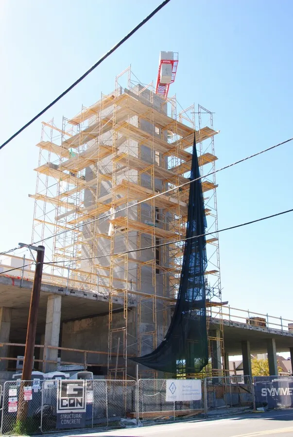View from the northeast