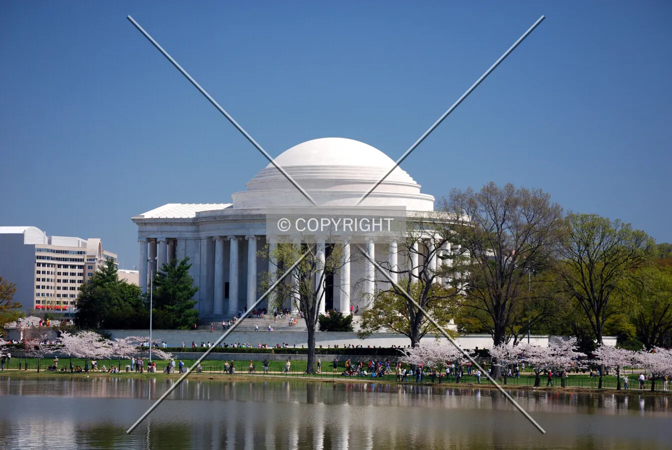 Viewed across the Tidal Basin