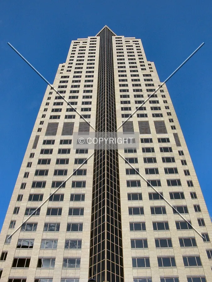 Looking up from 8th Street