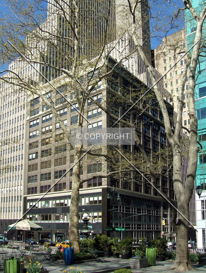 View from the northeast across Bryant Park
