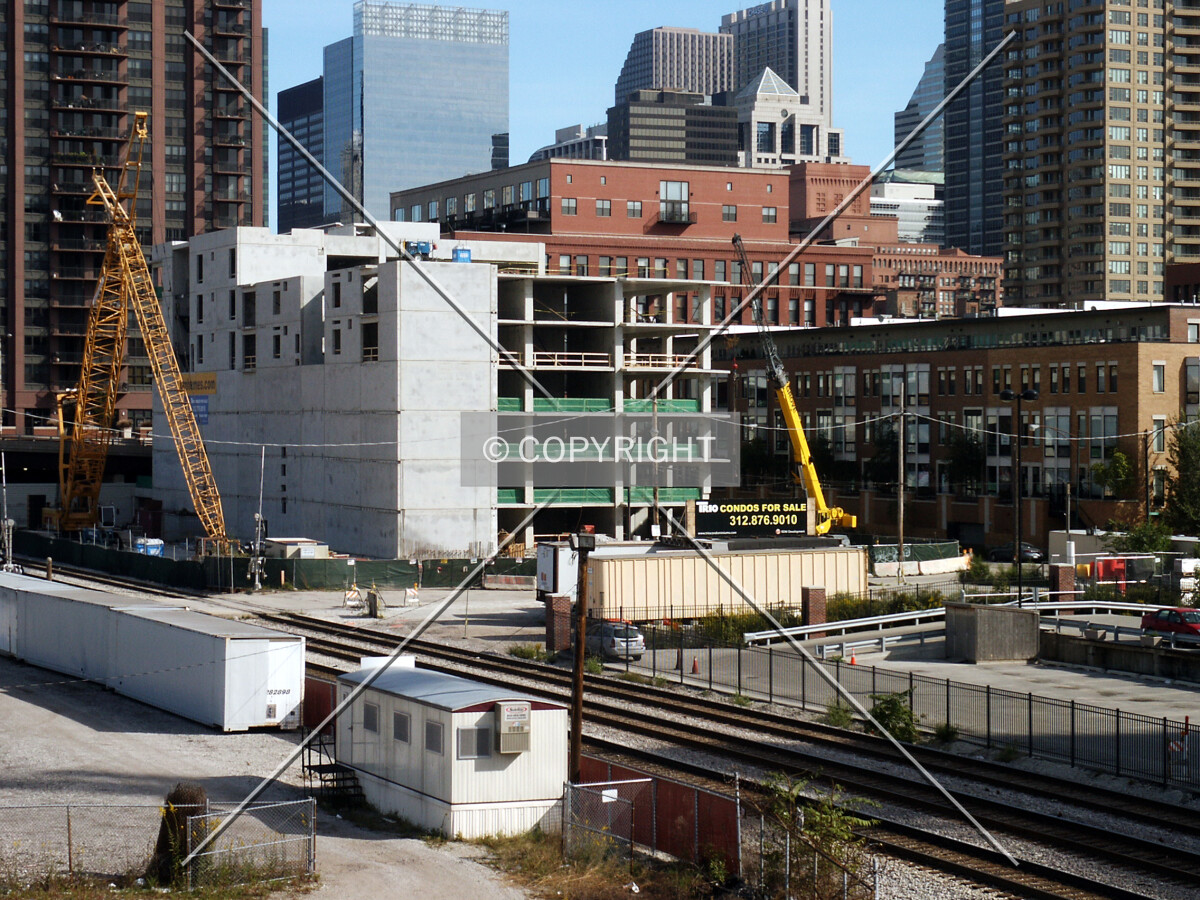 Looking southeast from Halsted Street