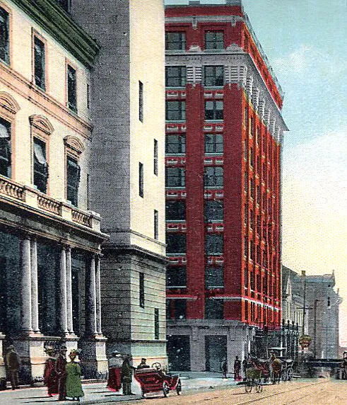 View from the north along Hogan Street