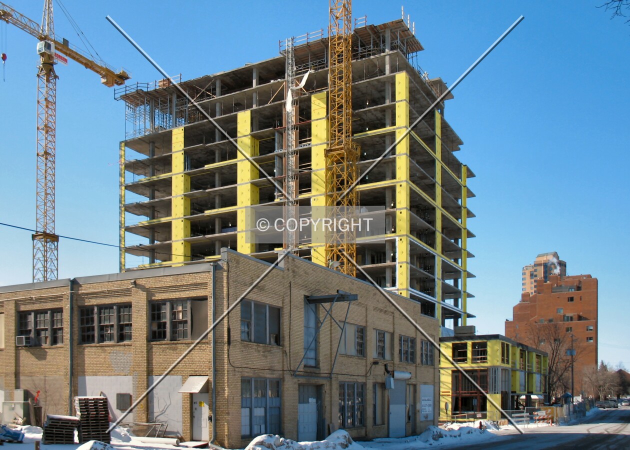 View to the west along 2nd Street SE