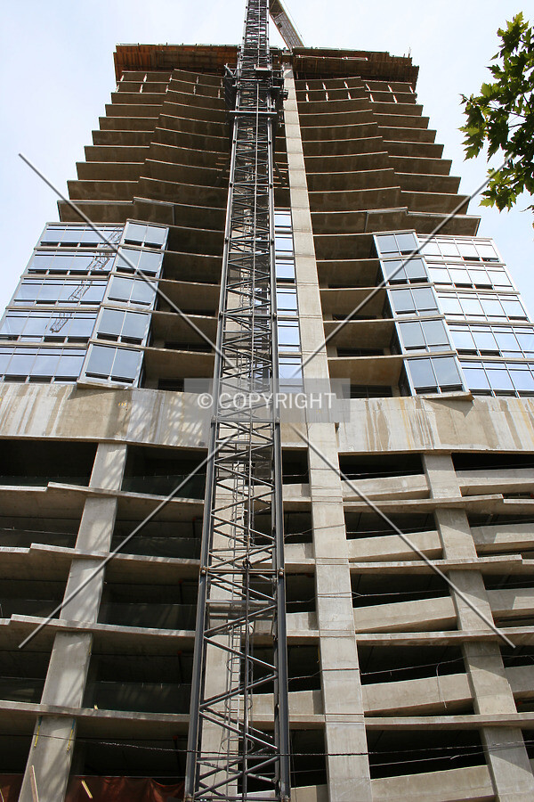 Looking up the south side
