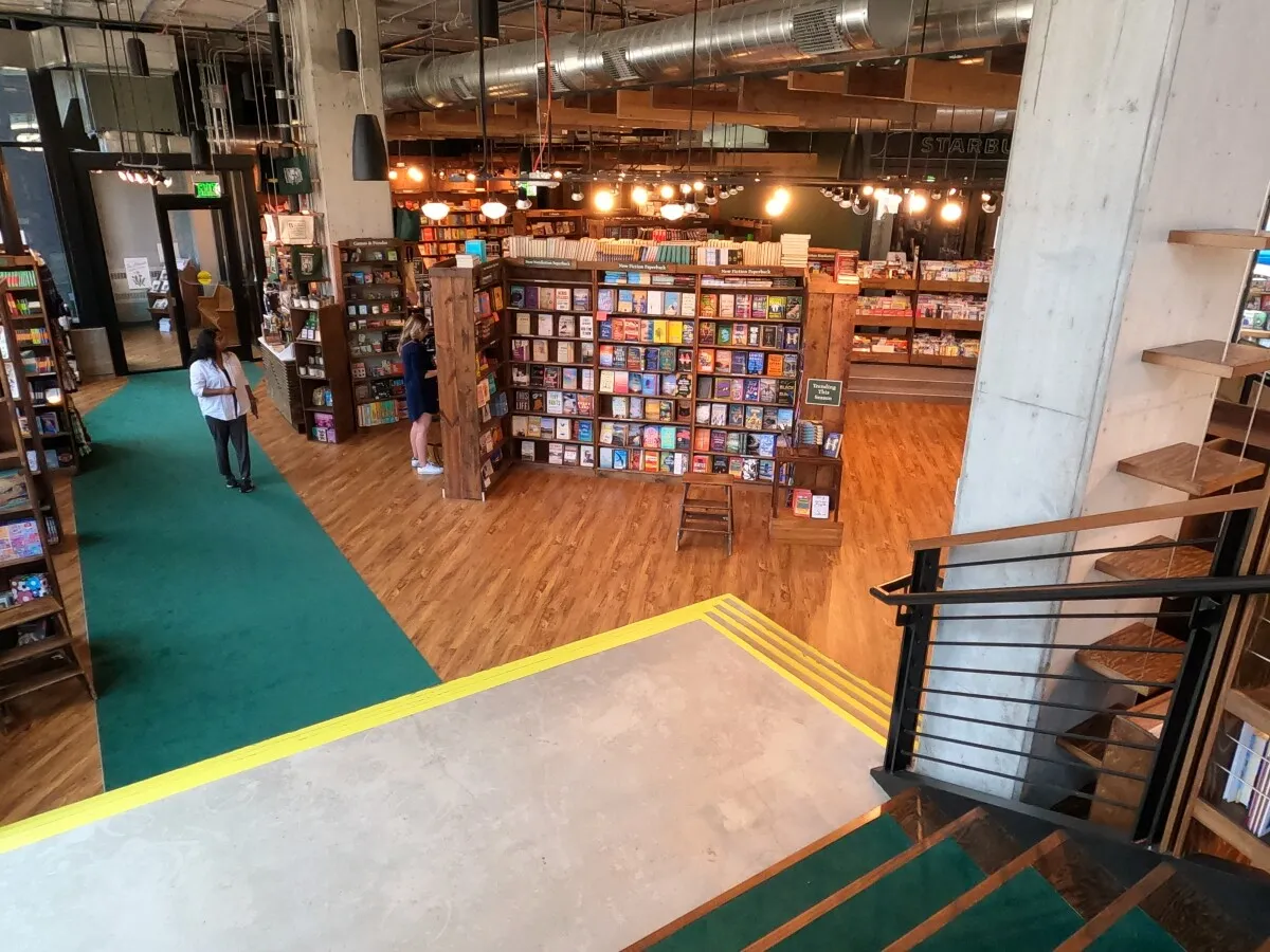 Bookstore on the street level