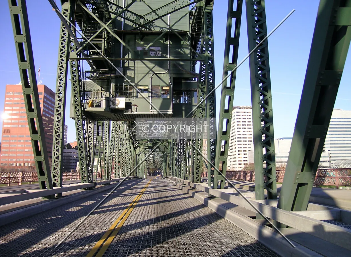 Western end of the bridge