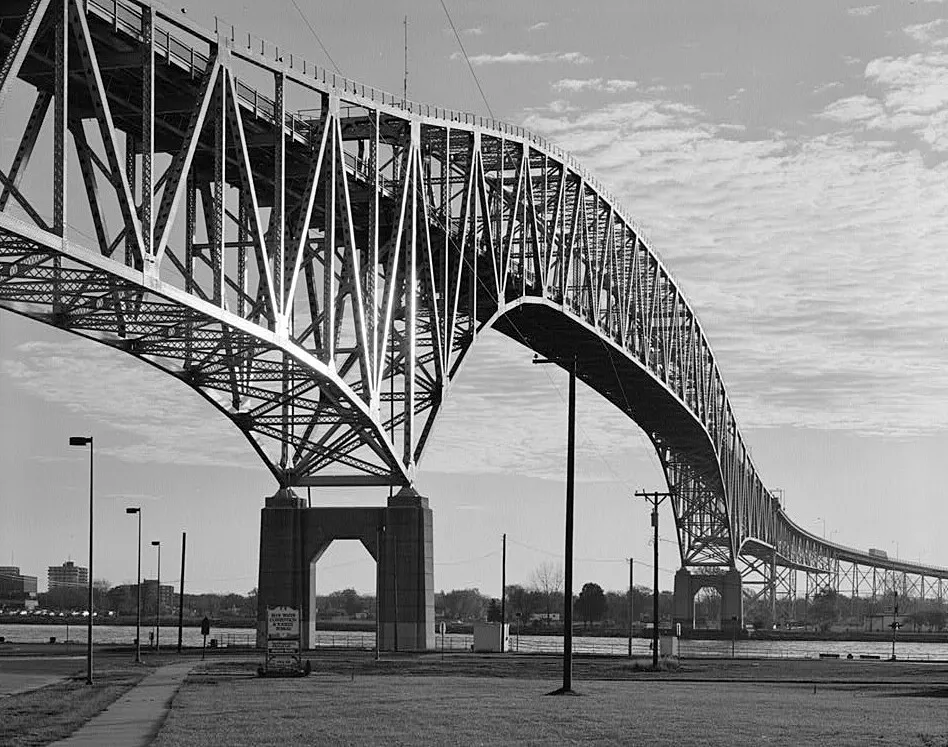 Vintage view from the west