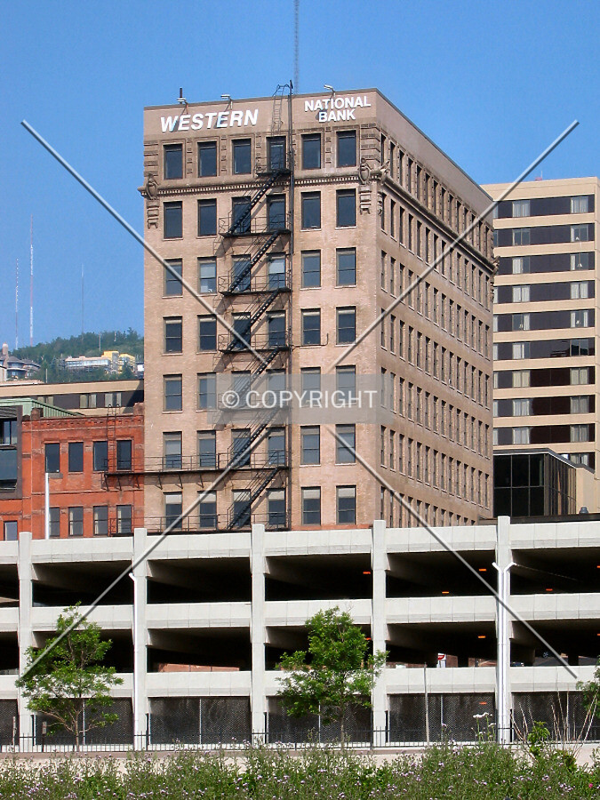 View to the northwest from Commerce Street