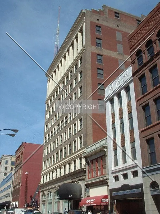 View to the northwest, from Olive Street