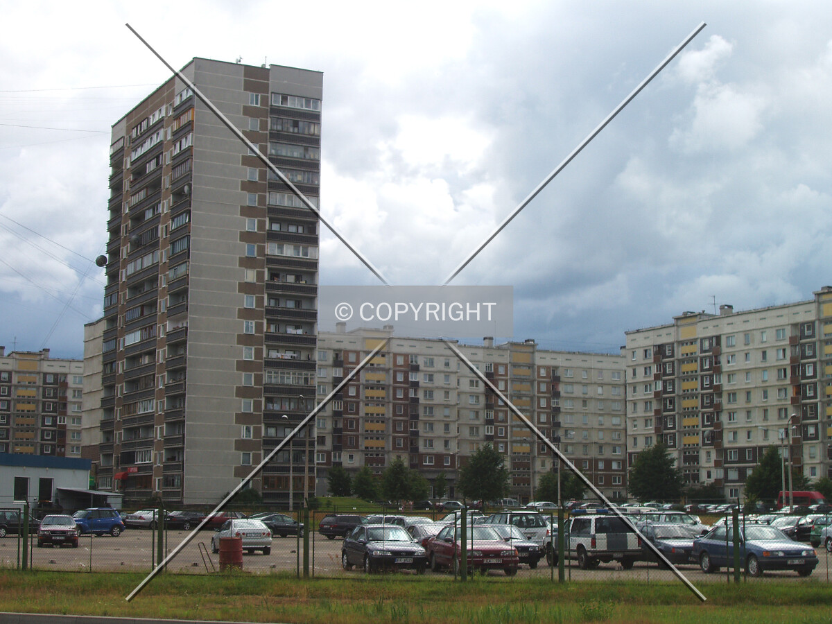 Northeast view across Anninmuizas Street